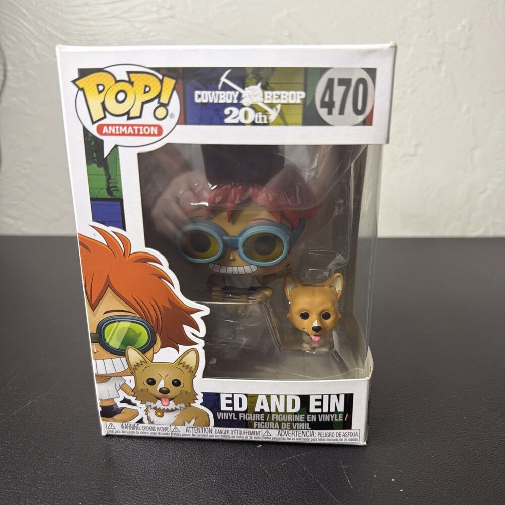 Funko Pop! Animation: Cowboy Bebop Ed and Ein 470 Vinyl Figure 2018